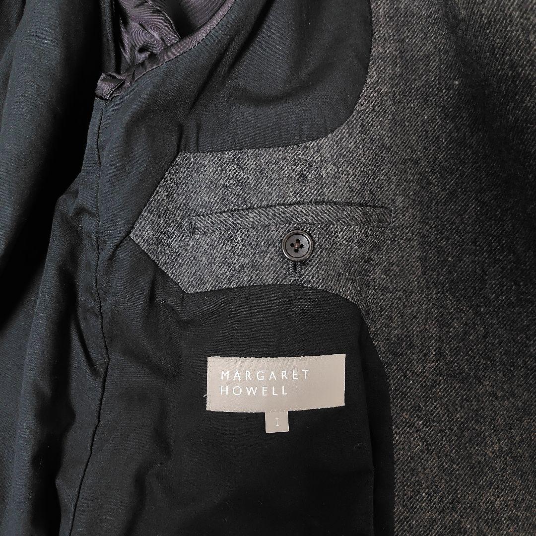 美品 マーガレットハウエル ベルテッド ダブル コート mhl 2way
