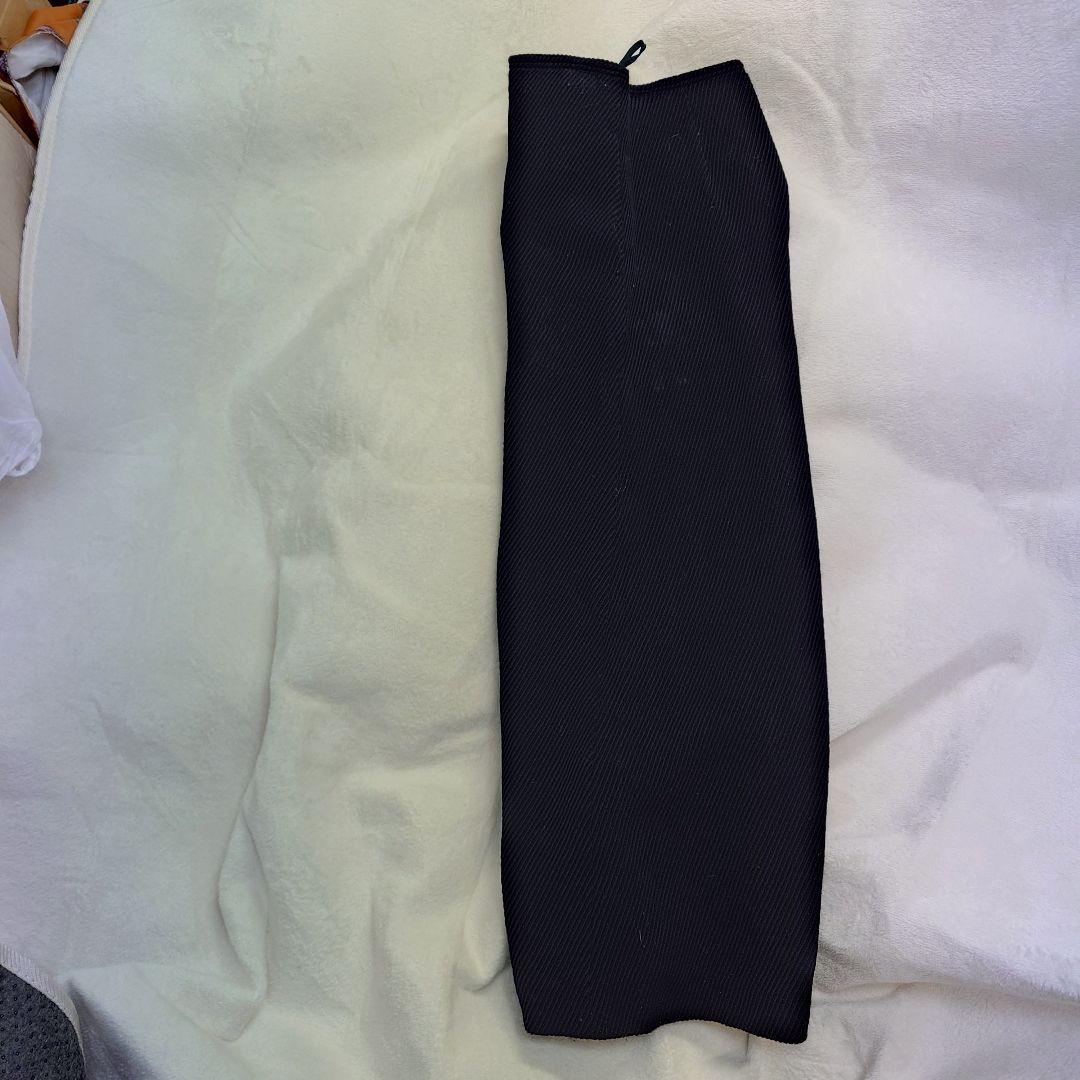 美品 セリーヌ CELINE ウール100% ワイドパンツ スカンツ 36 黒