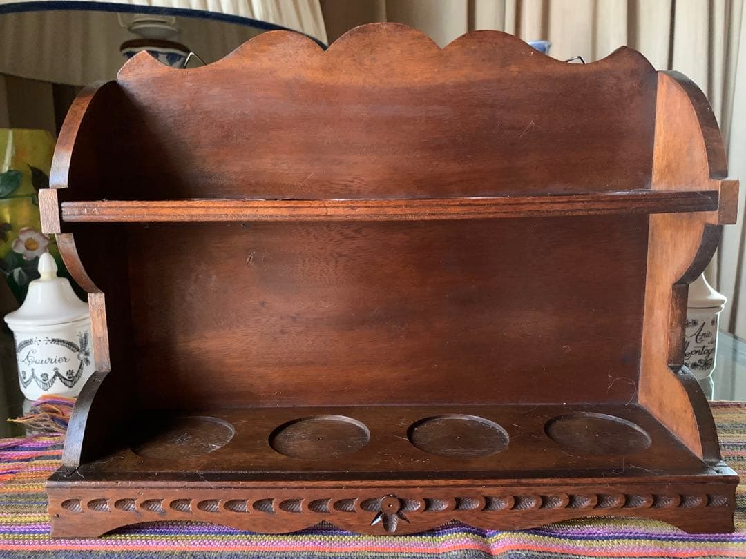 フランス製アンティークキャビネット付きキャニスターセット！カップ美品で使えます！