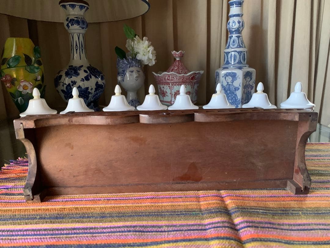 フランス製アンティークキャビネット付きキャニスターセット！カップ美品で使えます！