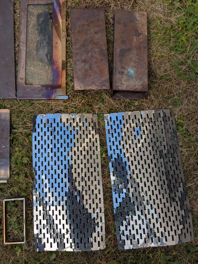 りかん　　笑’s　焚き火の箱　G-neo　別売り煙突、バッファ付き