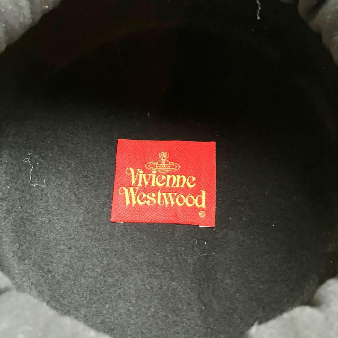 【希少✨】Vivienne Westwood ハット 黒 初期赤タグ 男女共用