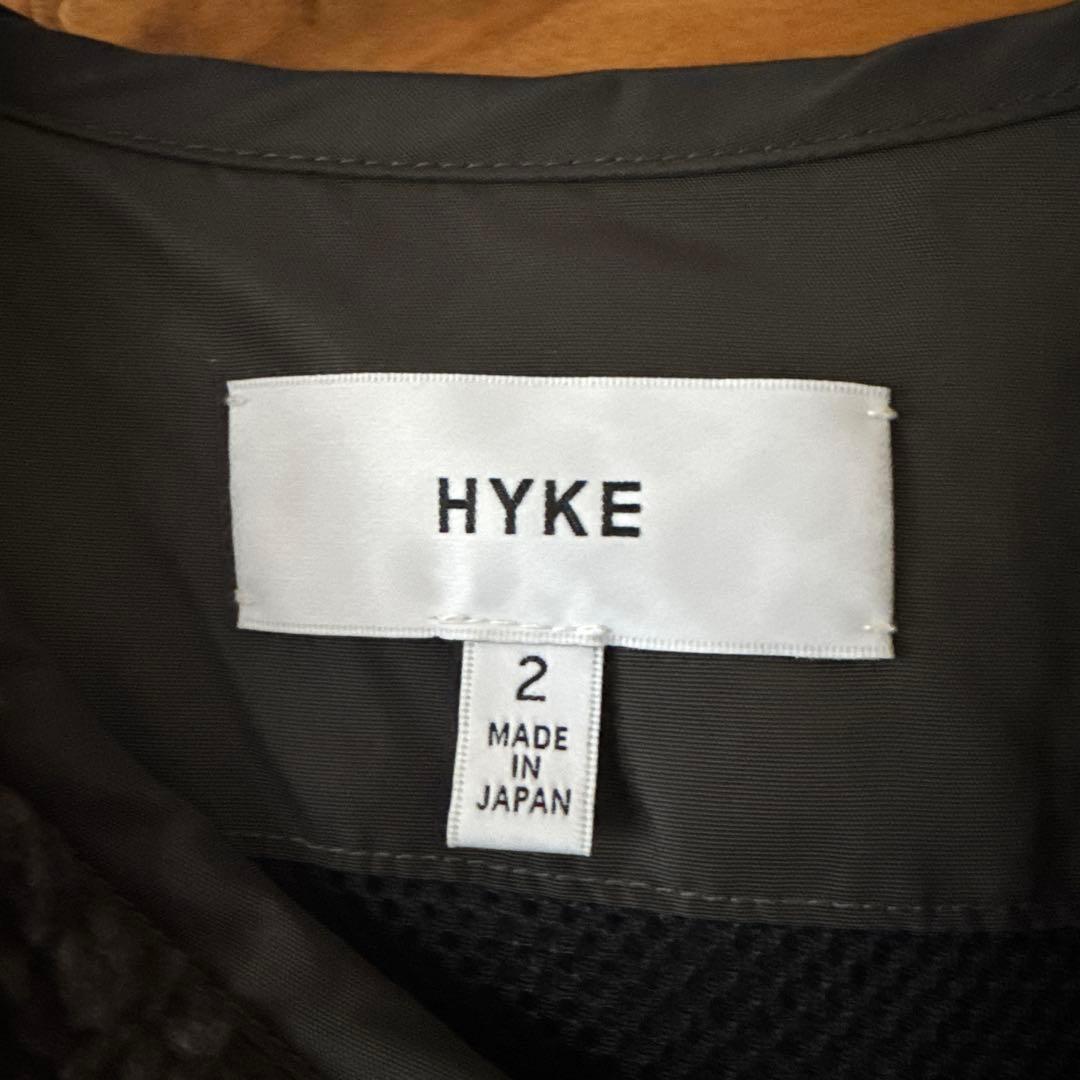 HYKE ハイク ボアコート カーキ サイズ2