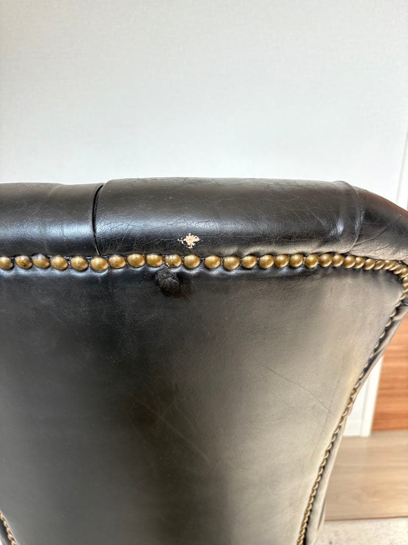 HALO チェスターチェアー レザー 英国家具 ヴィンテージ 定価82,500円