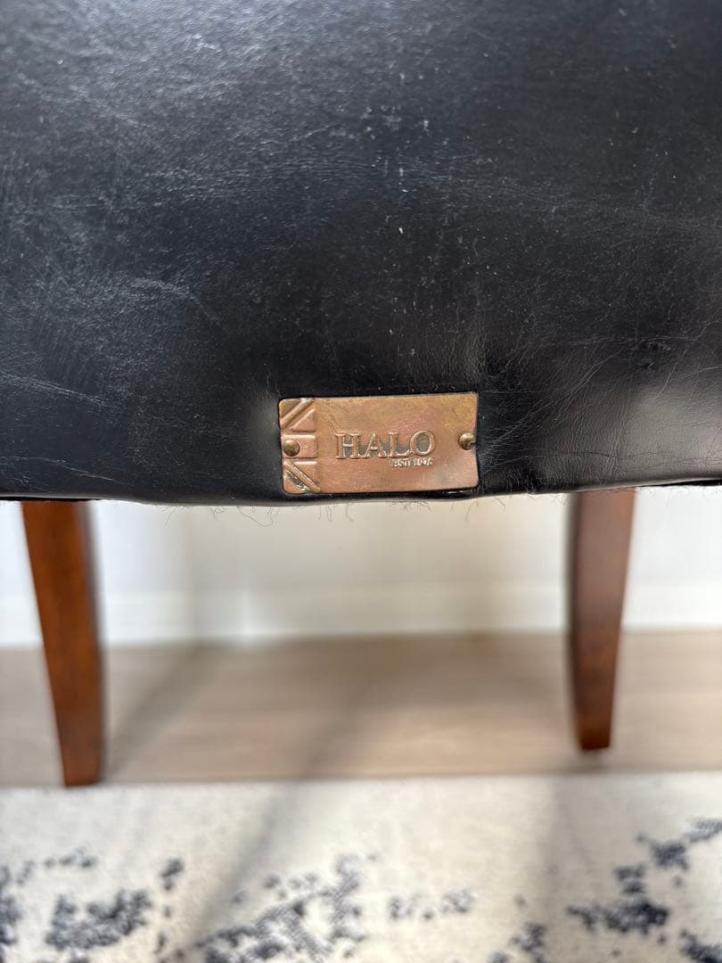 HALO チェスターチェアー レザー 英国家具 ヴィンテージ 定価82,500円