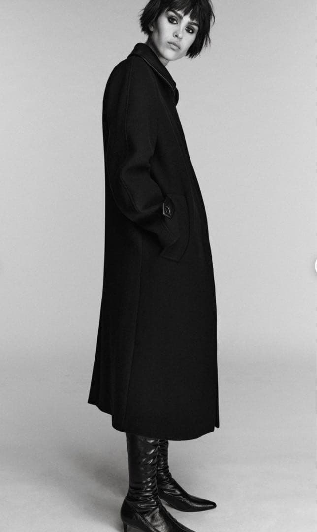 ZARA ZW COLLECTION MANTECO ウール混コート