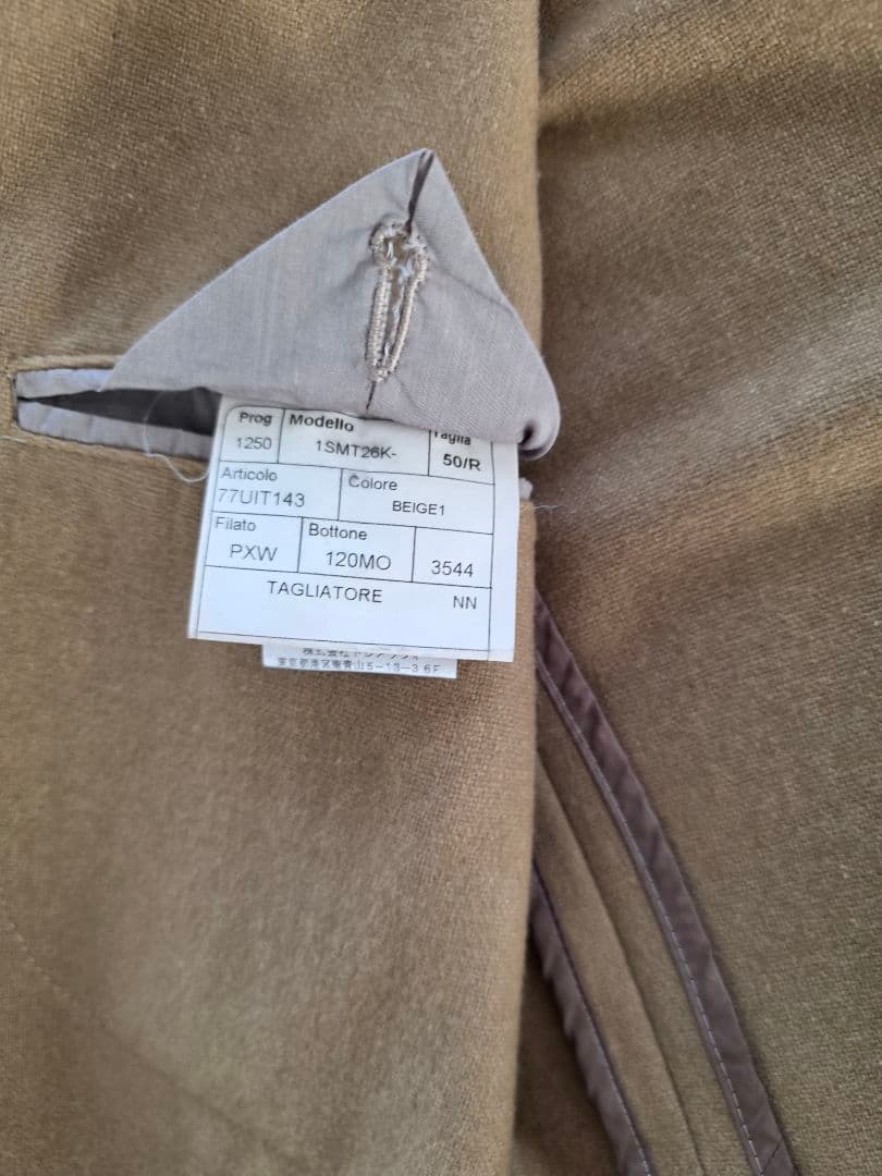 TAGLIATORE　カシミヤ100% サイズ50 キャメル