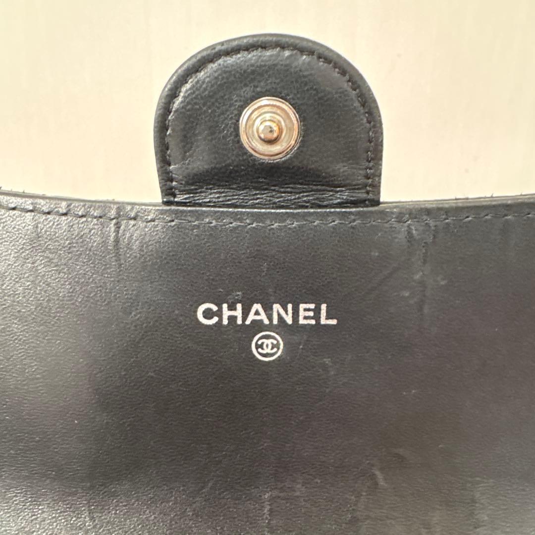 CHANEL マトラッセ ロングウォレット ラムスキン ゴールド 長財布