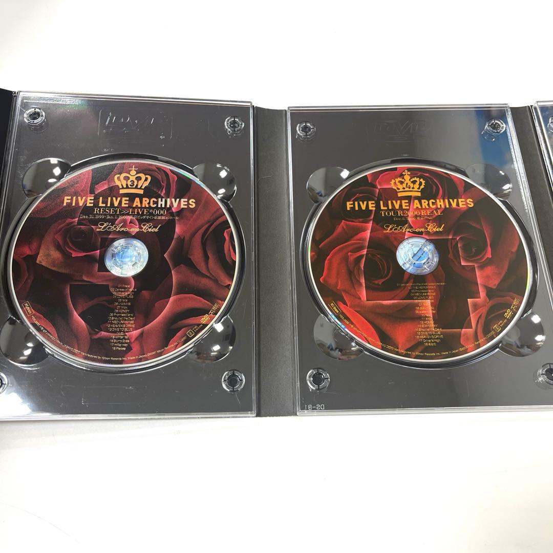 ★完全生産限定盤★FIVE LIVE ARCHIVES ラルク DVD5巻組