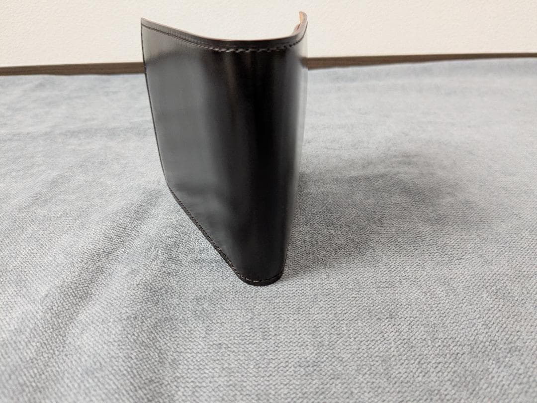 GANZO コードバン 二つ折り財布 小銭入れ付 美品 ダークブラウン