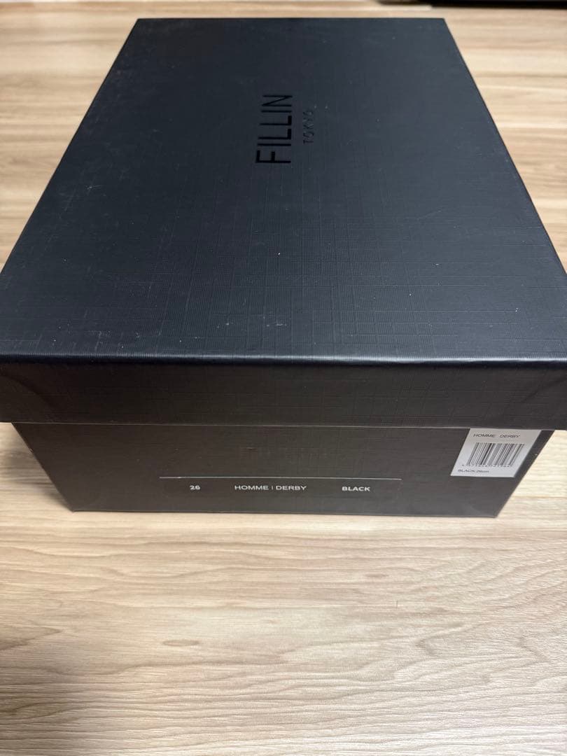 メンズfillin革靴　ヒール5.5cm