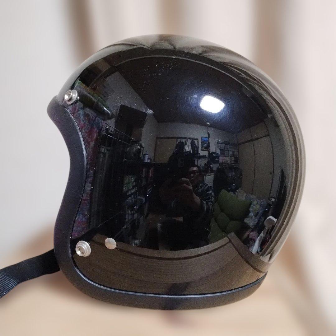 BucoMOTOBUCOブラック ジェットヘルメットM/L（ブコBELLベル