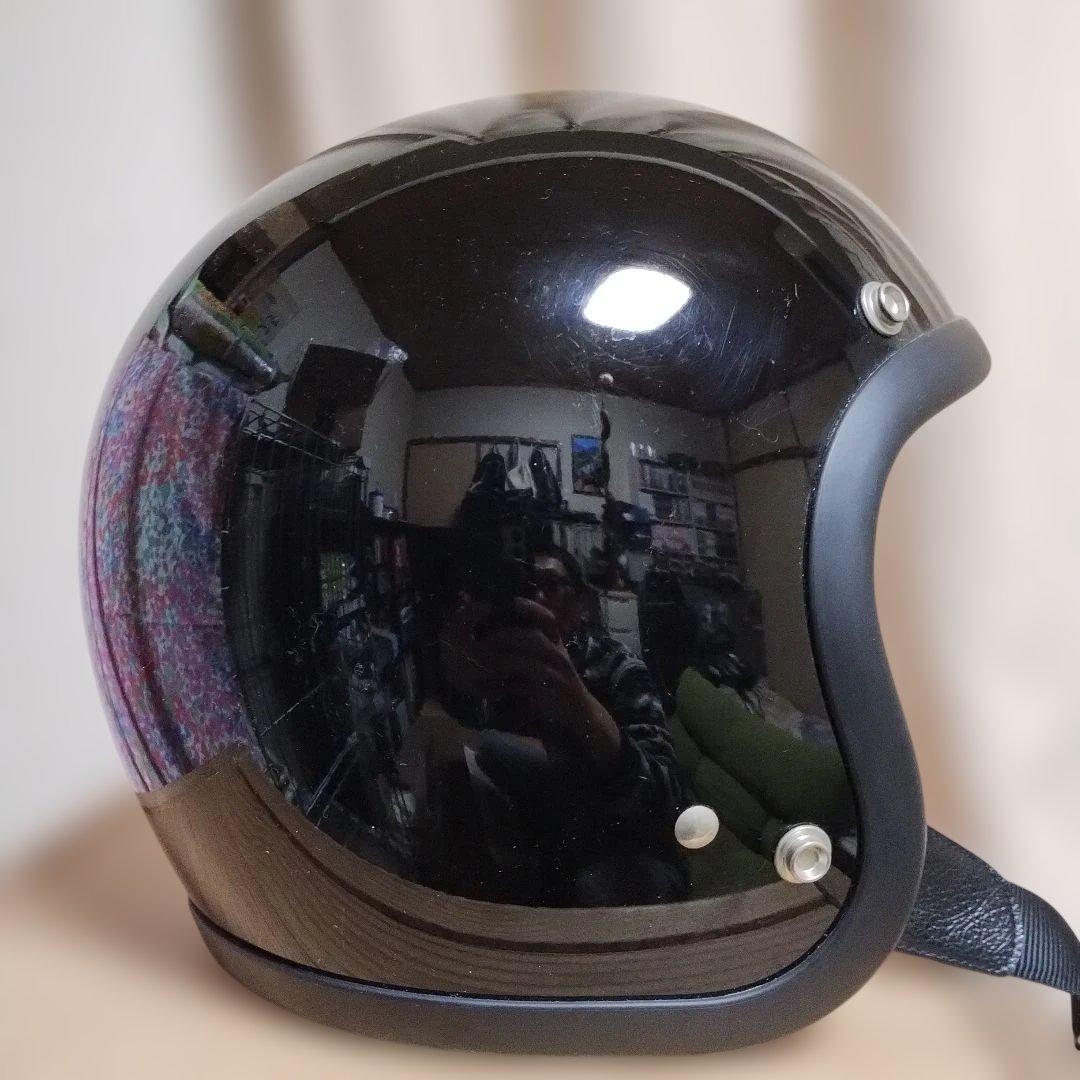 BucoMOTOBUCOブラック ジェットヘルメットM/L（ブコBELLベル