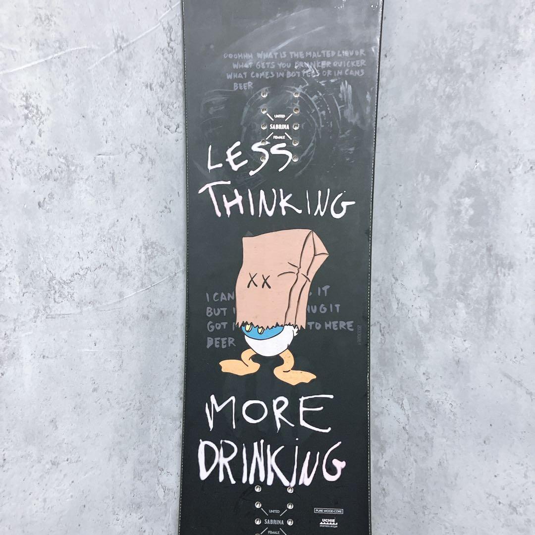 【希少】サブリナ ウォルター スノボ 板 141cm レディース