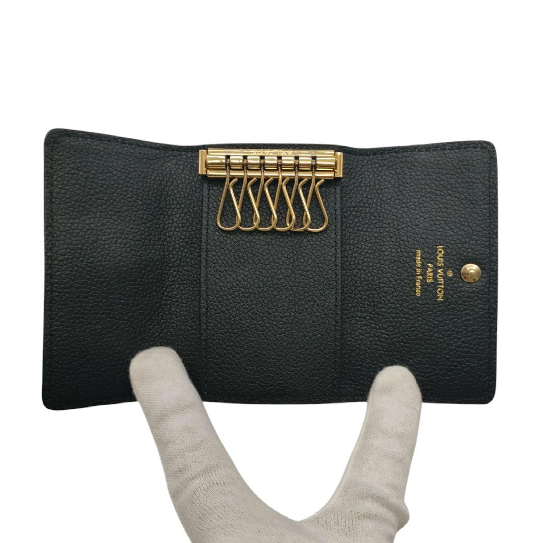 ルイヴィトン　6連キーケース　ミュルティクレ6　ノワール　ブラック　アンプラント