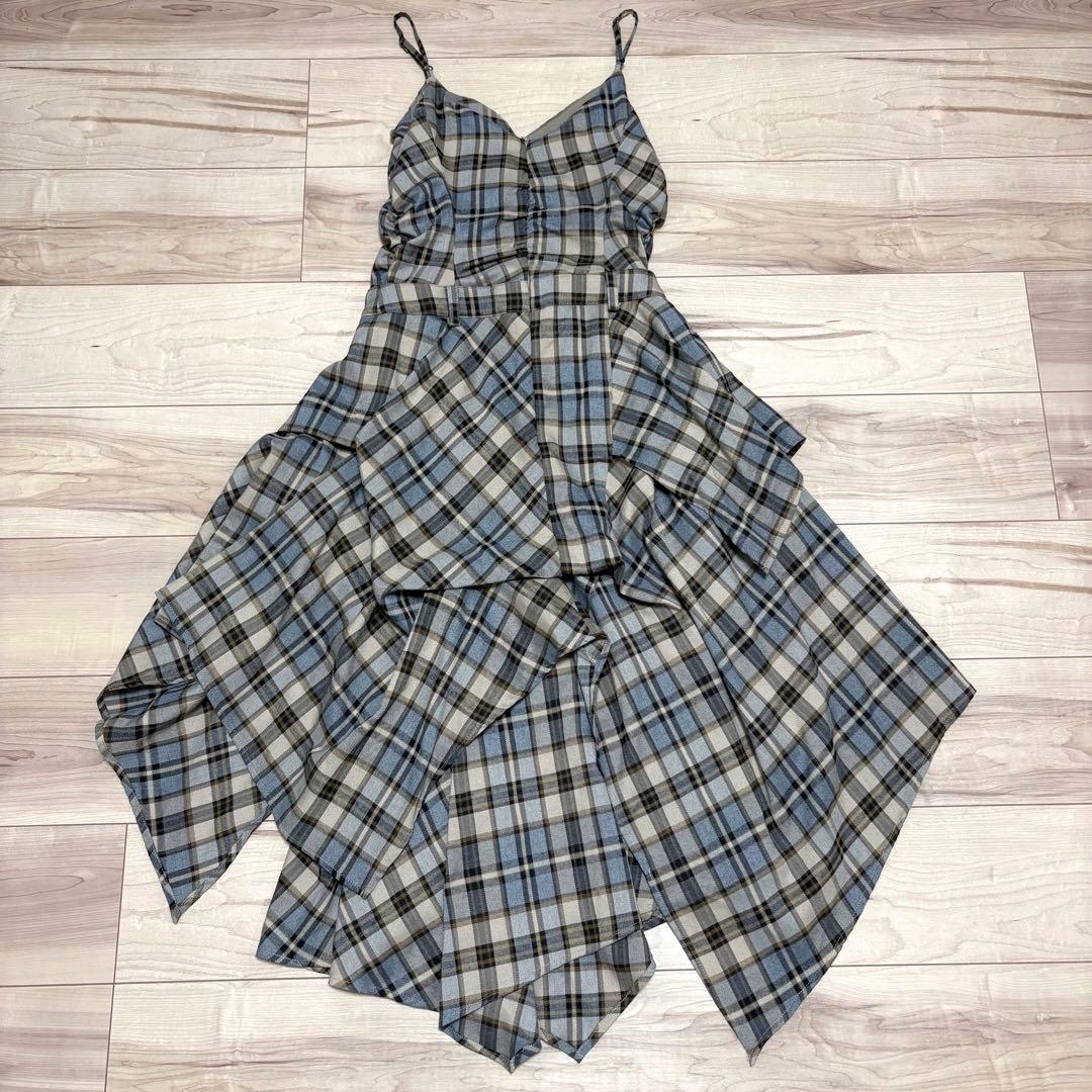 ASYMMETRY HEM CAMI ロングワンピース SLY