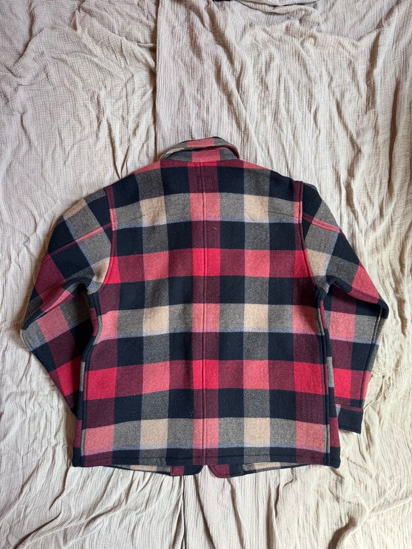 ts(s) エンジニアドガーメンツメンズチェックウールコート