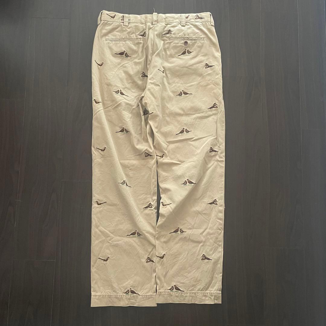 POLO RALPH LAUREN レア 珍品 鳥刺繍 ベージュ チノパン