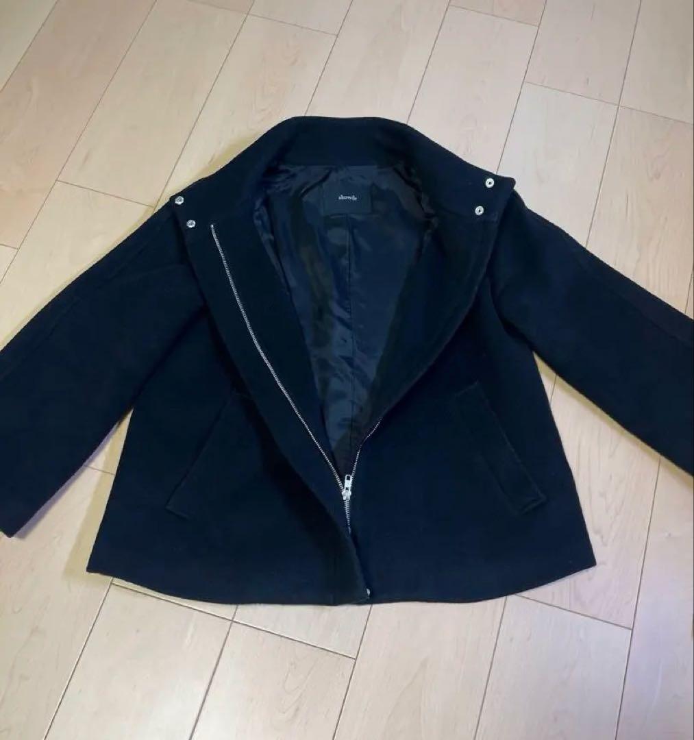 allureville アルアバイル ビーバー スタンドショートコート【M】