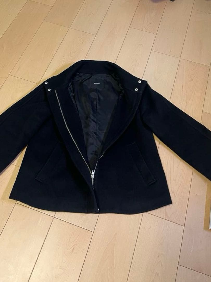 allureville アルアバイル ビーバー スタンドショートコート【M】