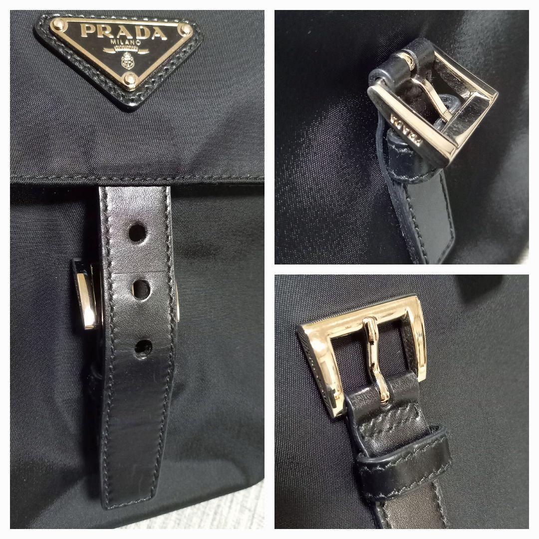 【美品】PRADA VELA ヴェラ BT8994 ショルダーバッグ 黒