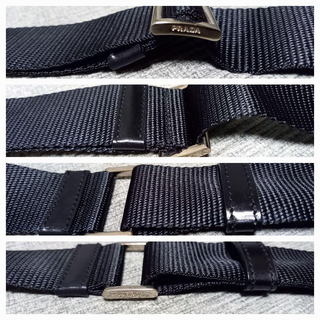 【美品】PRADA VELA ヴェラ BT8994 ショルダーバッグ 黒