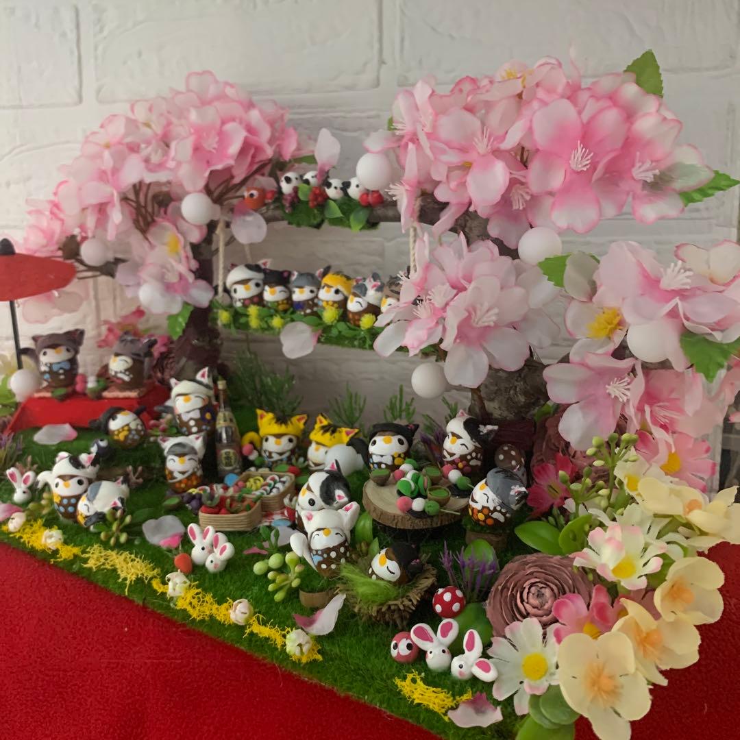 どんぐりアート♡桜満開BIGオブジェ♡