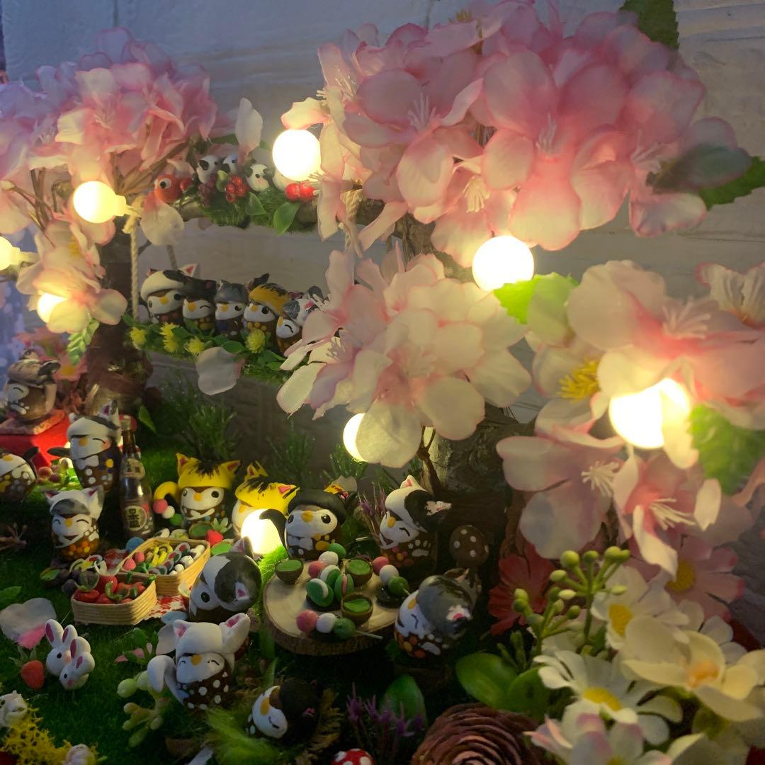 どんぐりアート♡桜満開BIGオブジェ♡