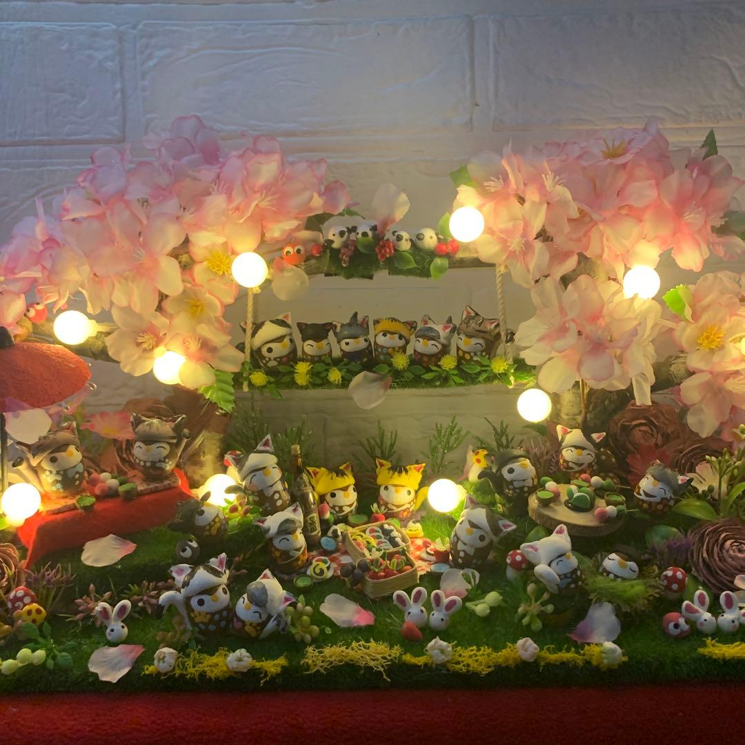 どんぐりアート♡桜満開BIGオブジェ♡