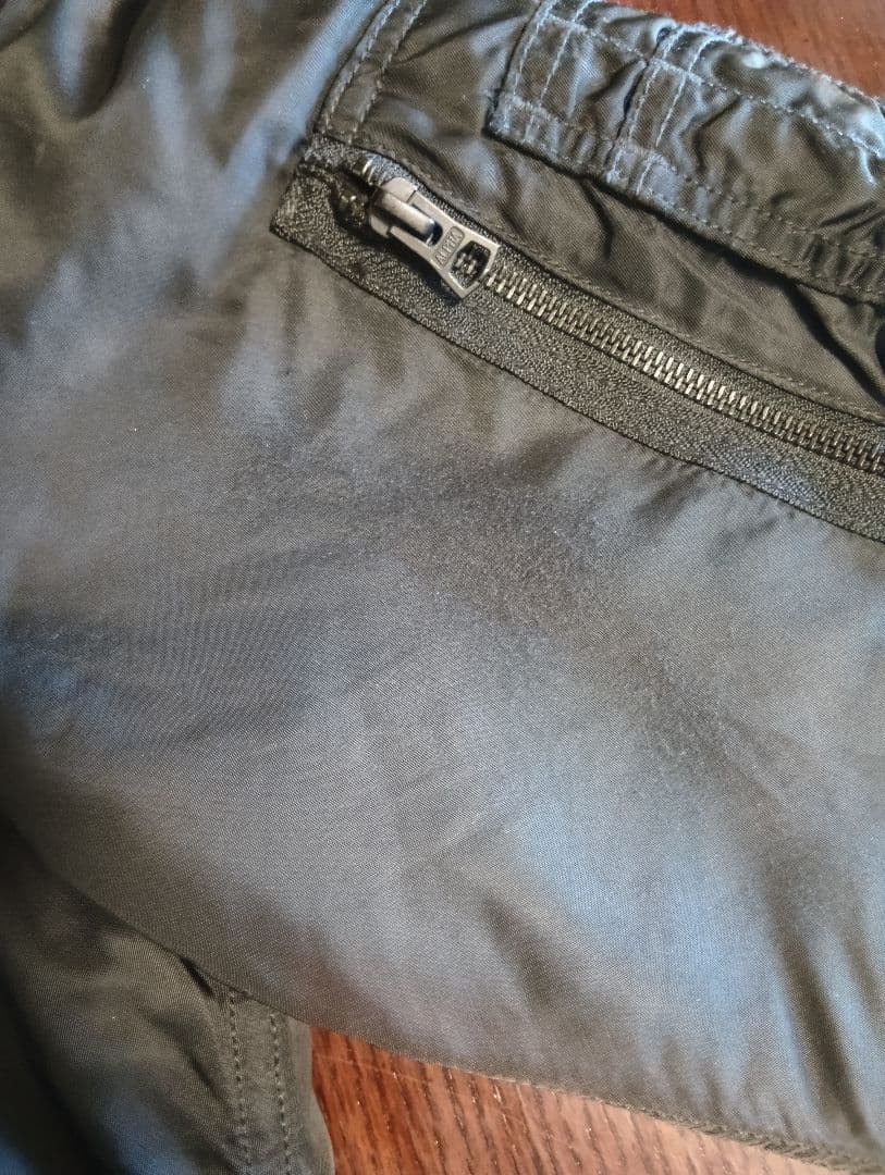 美品 アルファ インダストリーズ フーデッドリブジャケット ブラック サイズXL