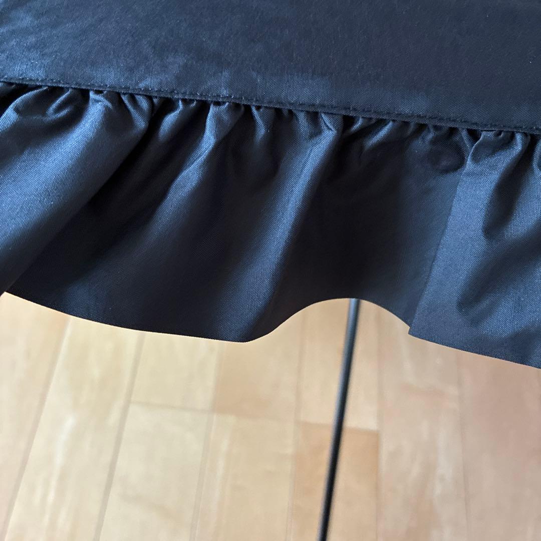 ジルスチュアート　ブラックフリル　晴雨兼用日傘