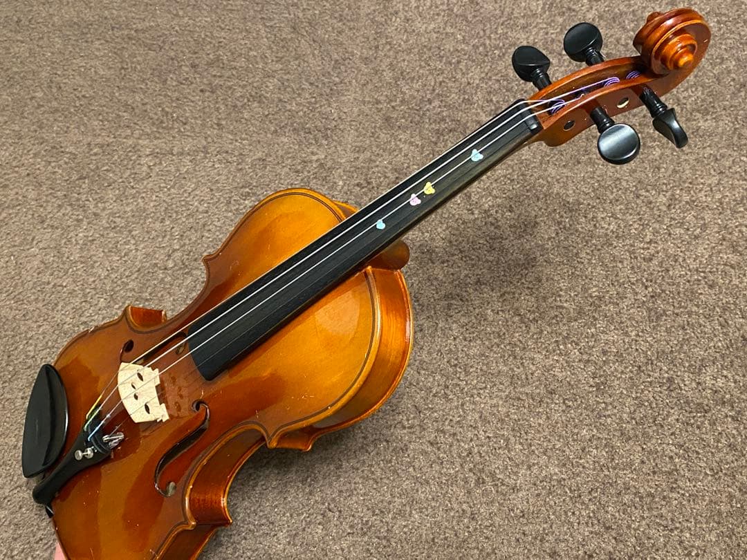 スズキバイオリン 1/2サイズ ケース・松脂・肩当て付き
