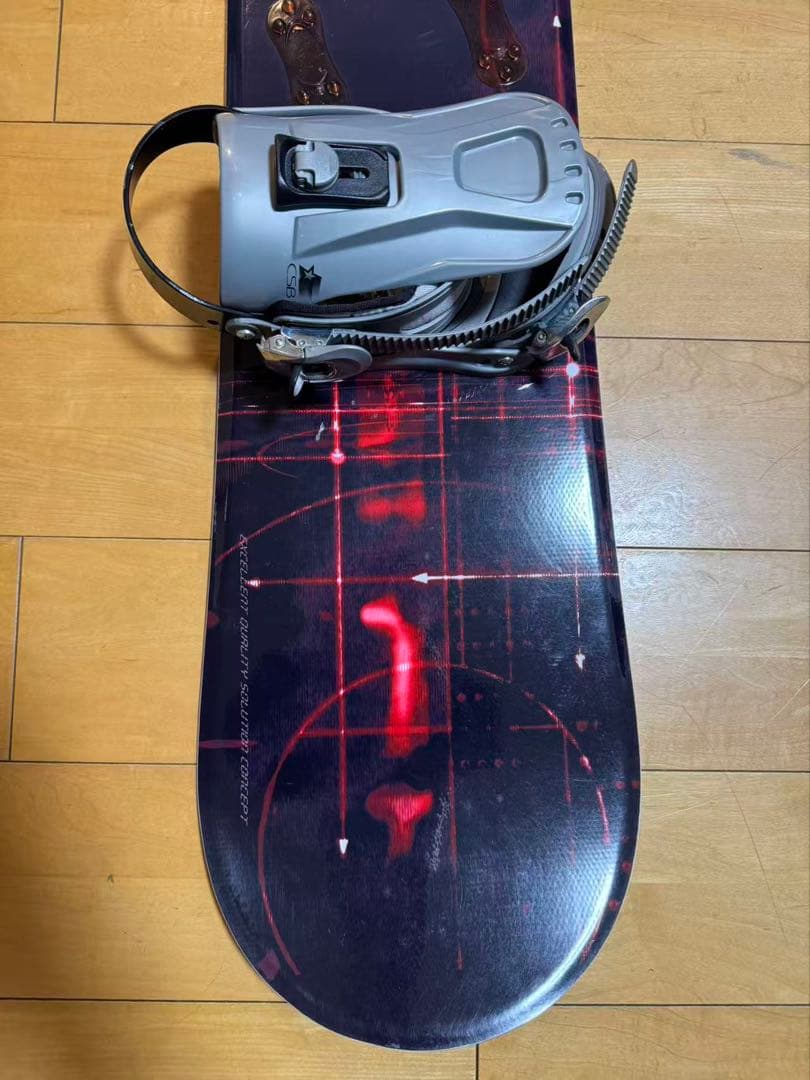 美品　グレービー（GRAVY）スノーボード 150センチ　ビンディングのセット