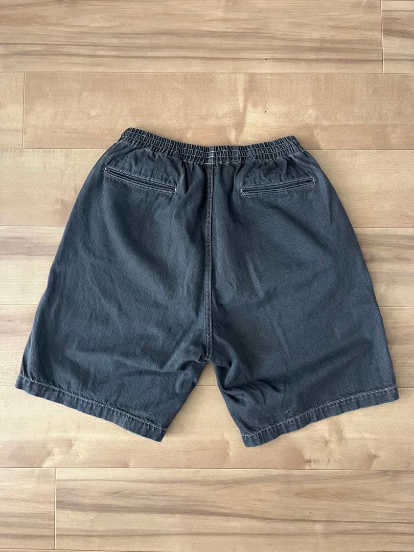 パンツ Graphpaper DenimBaggyShorts GRAY