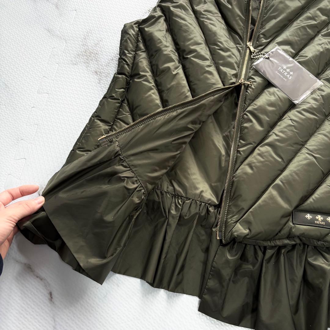 ✨未使用タグ付✨タトラス　TATRAS カーキダウンベストL