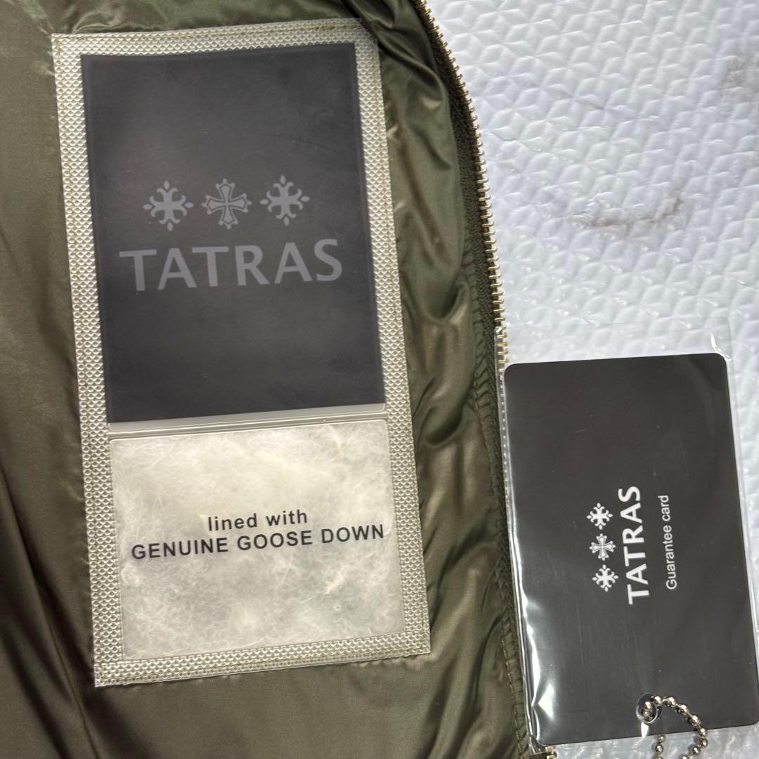 ✨未使用タグ付✨タトラス　TATRAS カーキダウンベストL