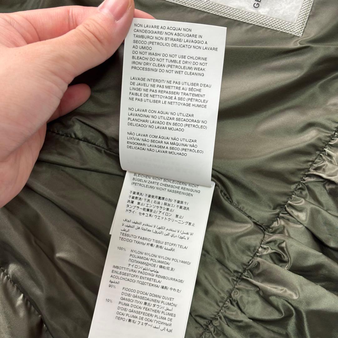 ✨未使用タグ付✨タトラス　TATRAS カーキダウンベストL