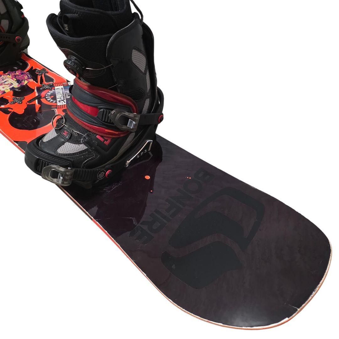 サロモン サボタージュ 156cm SP3 Mサイズ スノボセット ブーツ付き