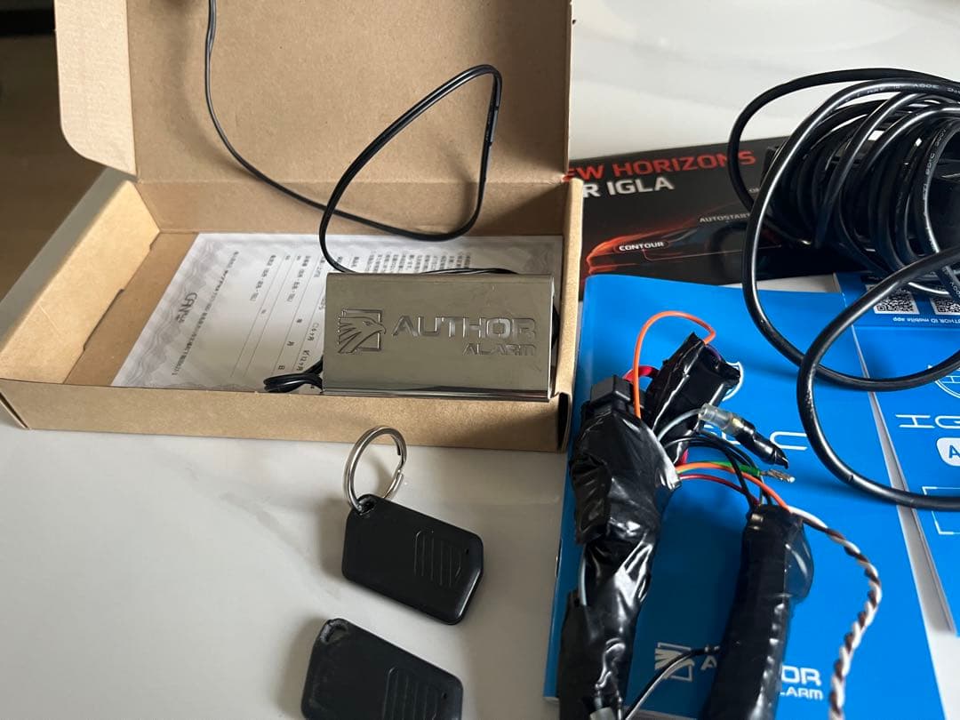 最終　値下げオーサーイグラアラームステンレススキャナーセット防盗アラームシステム