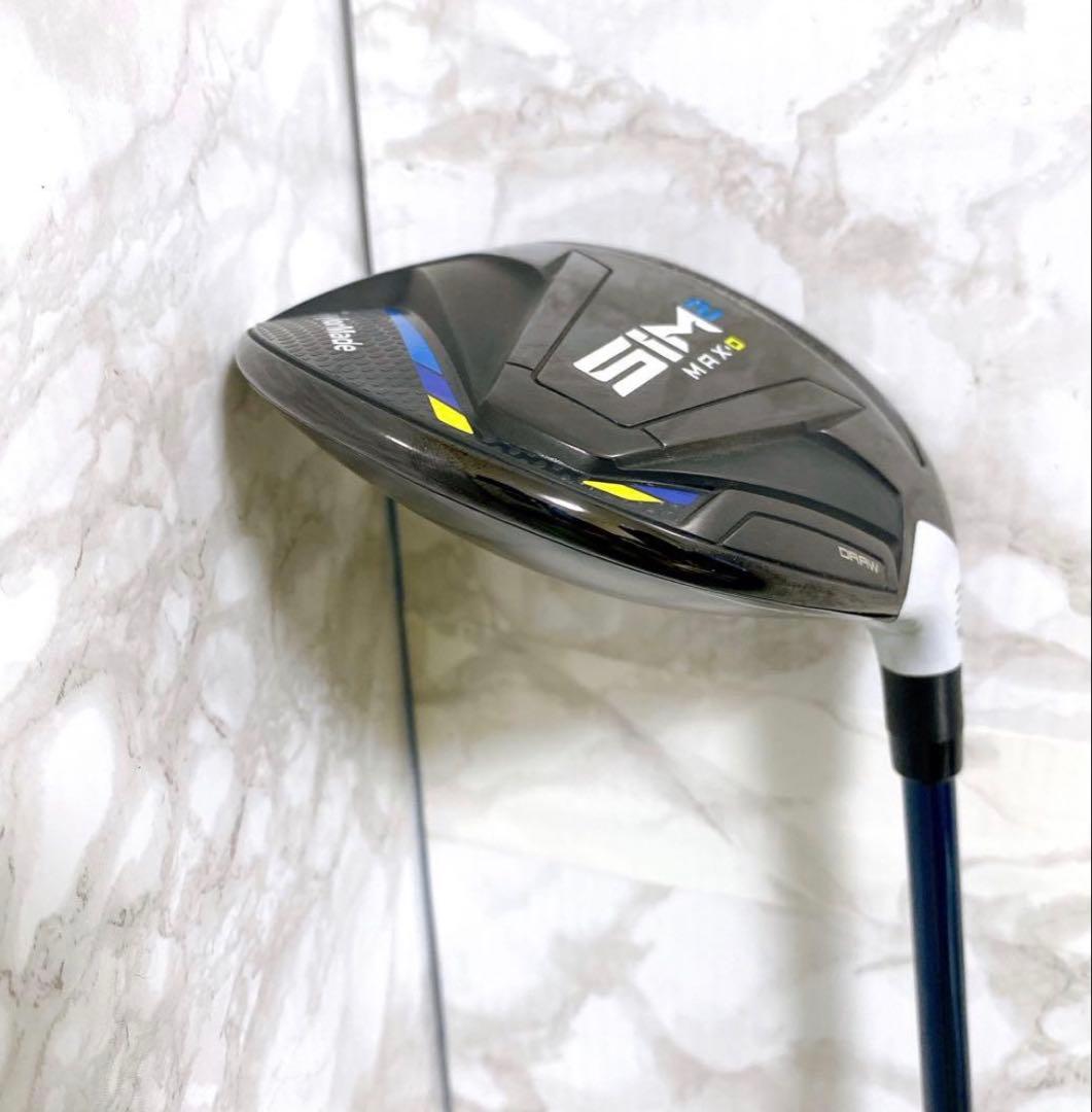 SIM2 MAX D 3W Sシャフト フェアウェイウッド 純正カバー付