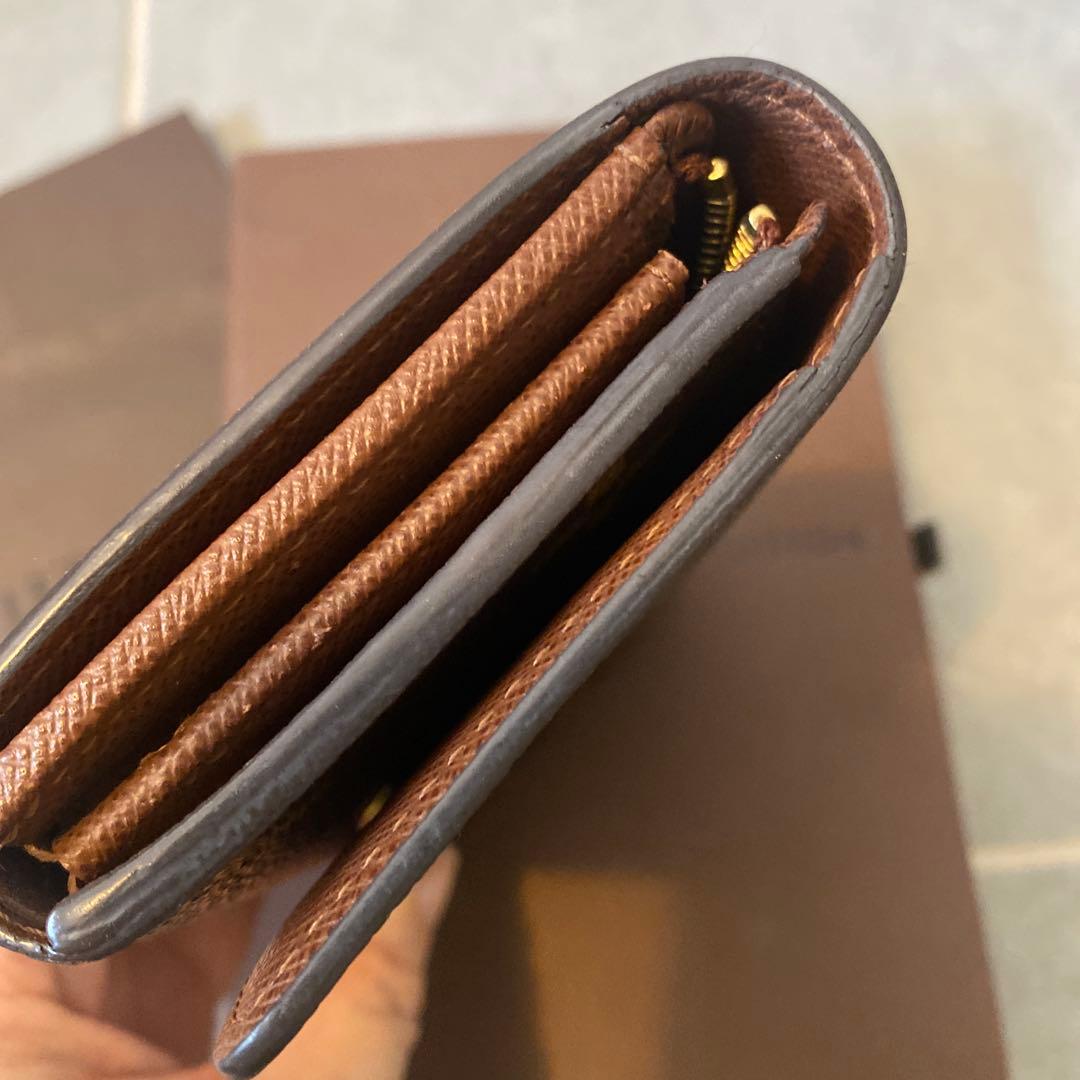 ルイヴィトン ポルトフォイユ トレゾール モノグラム 二つ折り財布　極美品