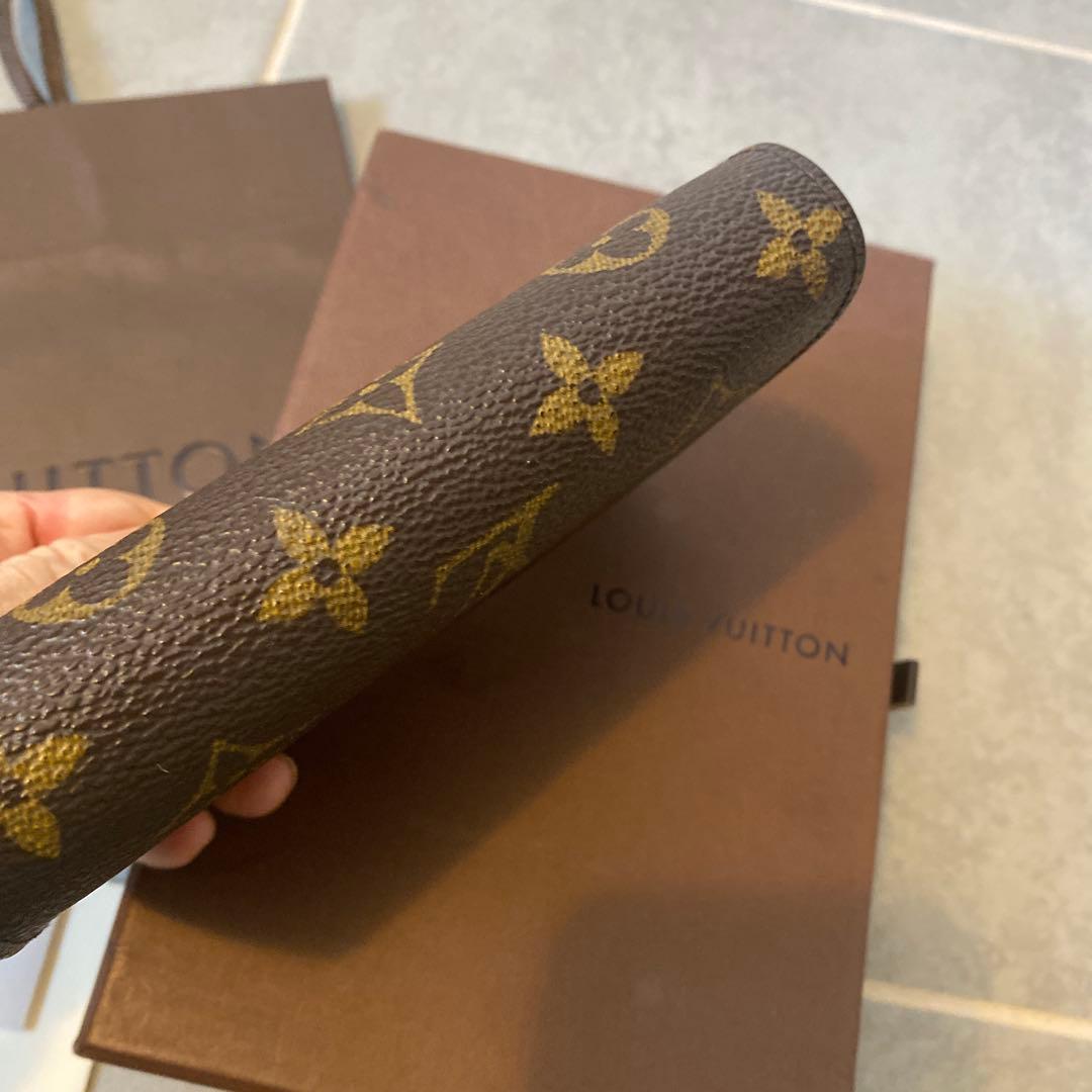 ルイヴィトン ポルトフォイユ トレゾール モノグラム 二つ折り財布　極美品