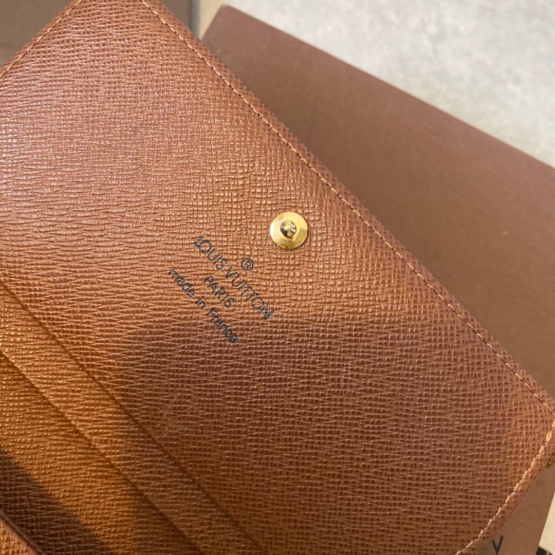 ルイヴィトン ポルトフォイユ トレゾール モノグラム 二つ折り財布　極美品