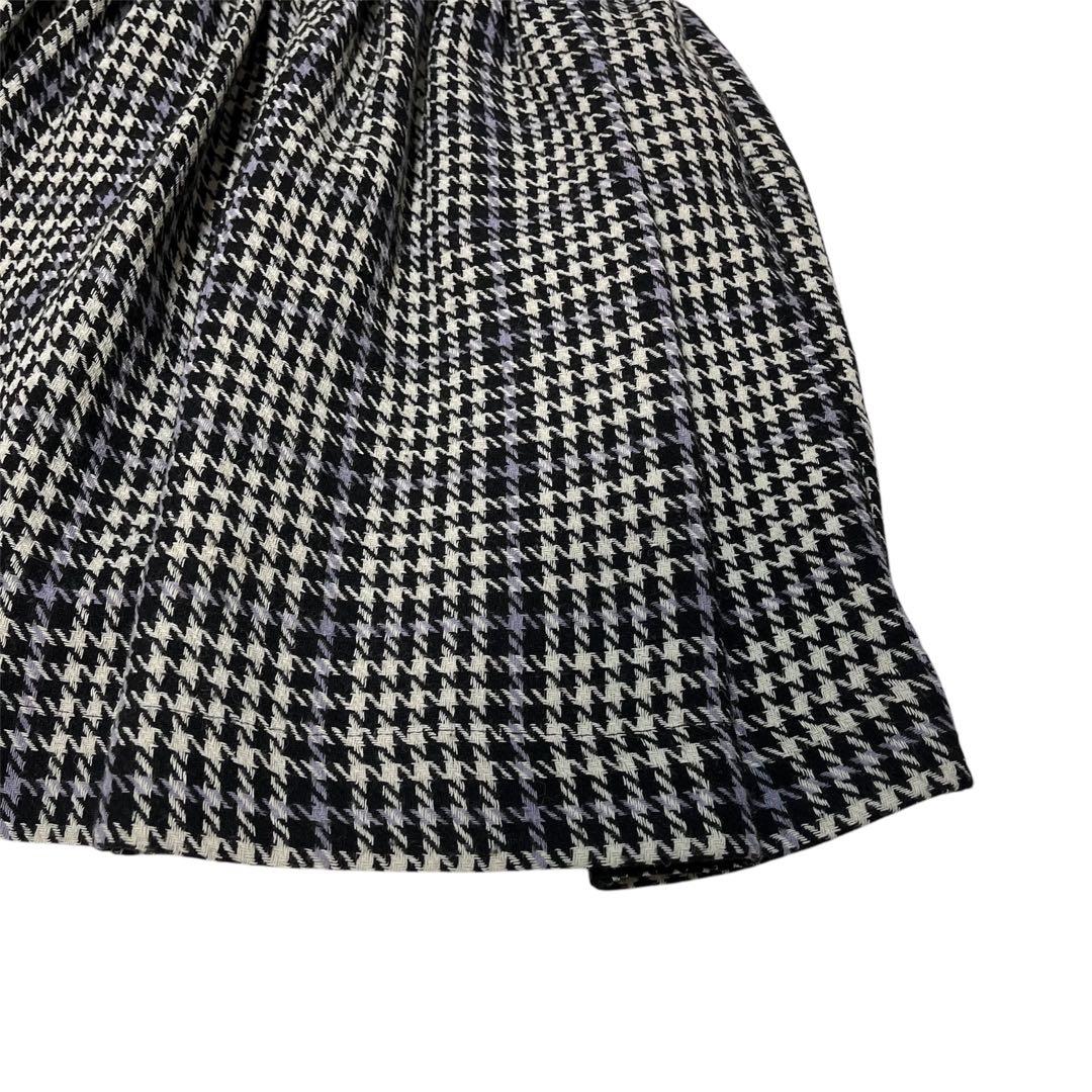 【新品未使用】ケイトスペード 千鳥柄ジャンパースカート　ワンピース　160