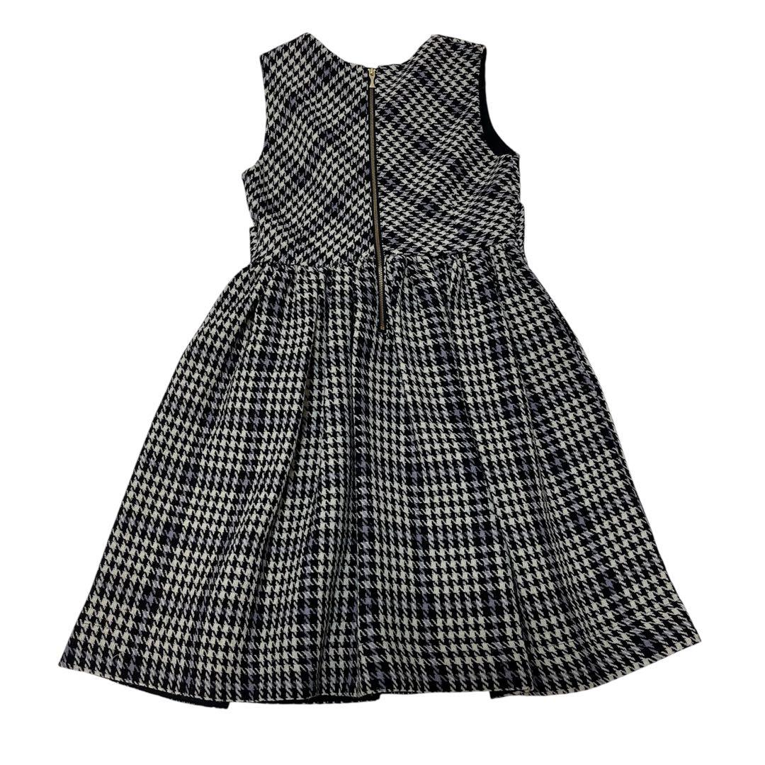 【新品未使用】ケイトスペード 千鳥柄ジャンパースカート　ワンピース　160