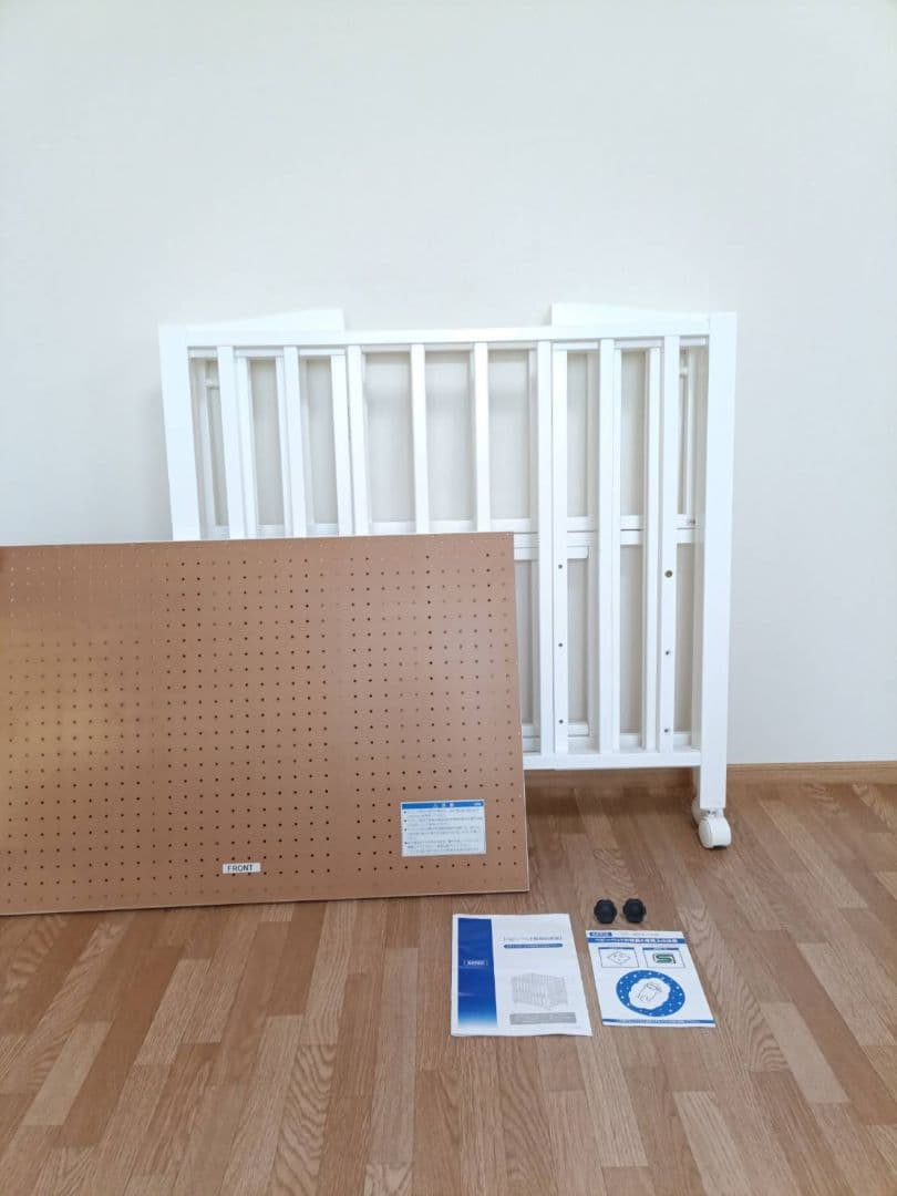 KATOJI　カトージ　ベビーベッド　ホワイト　ミニベビーベッド　白