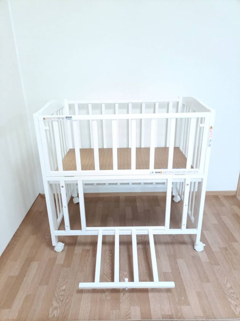 KATOJI　カトージ　ベビーベッド　ホワイト　ミニベビーベッド　白