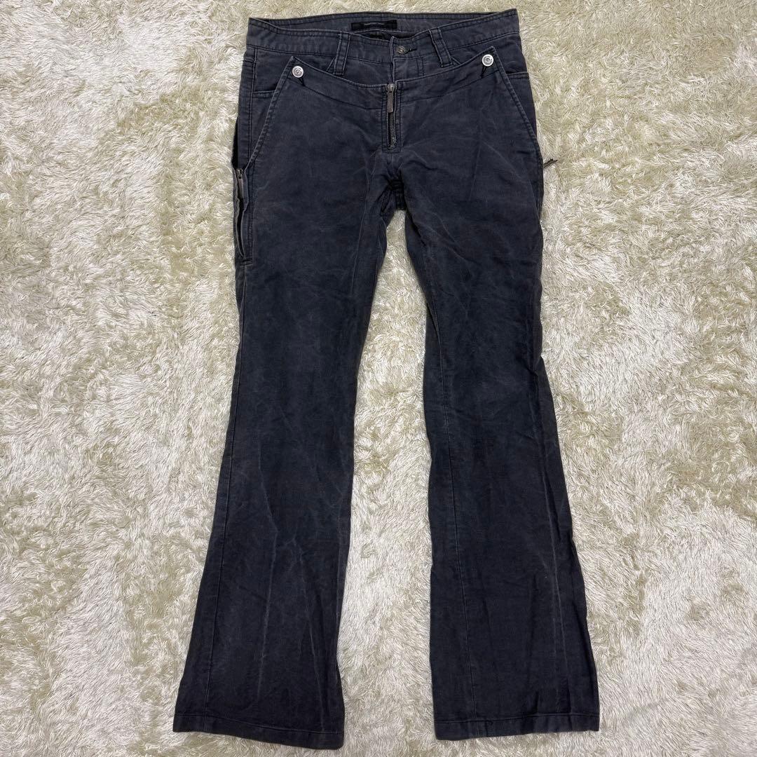 【希少】 YasuyukiIshii ワークパンツ　フレア　y2k テック系