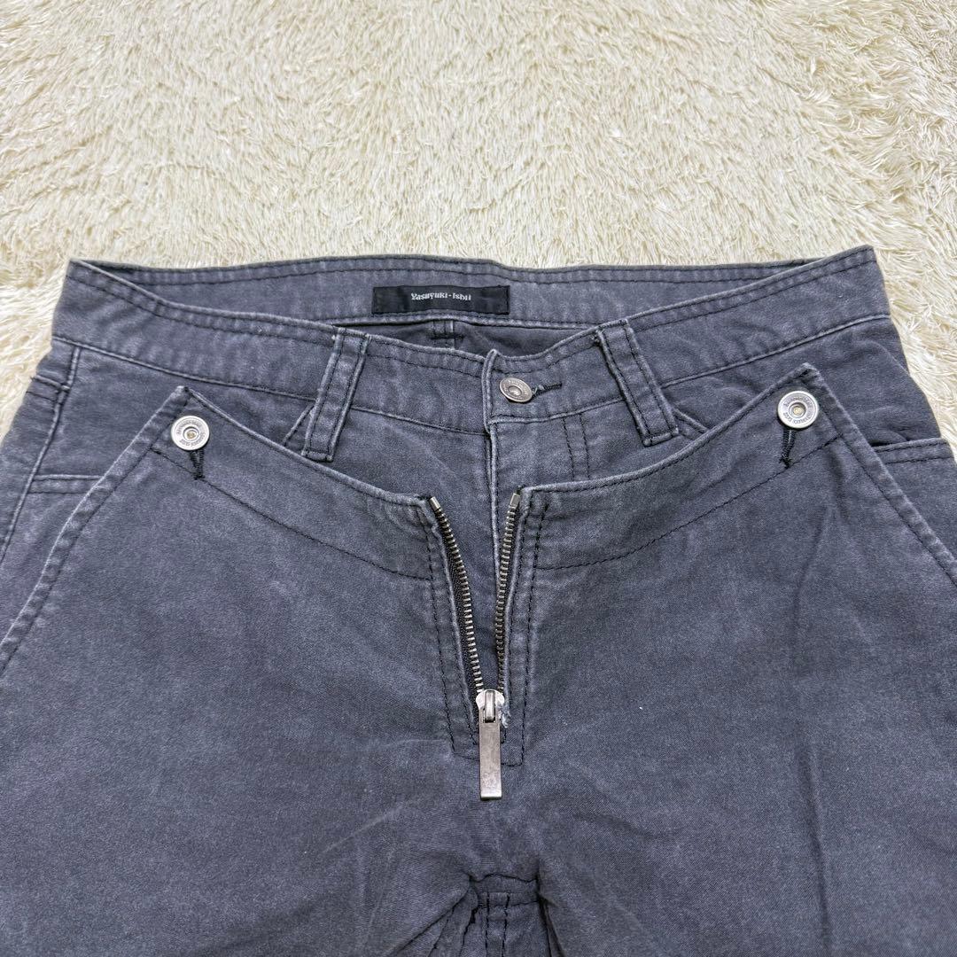【希少】 YasuyukiIshii ワークパンツ　フレア　y2k テック系