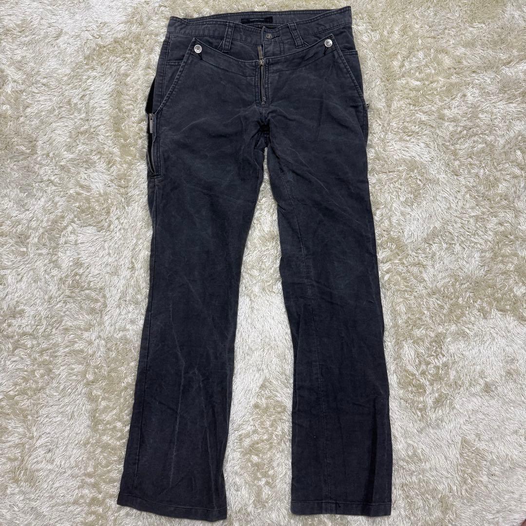 【希少】 YasuyukiIshii ワークパンツ　フレア　y2k テック系